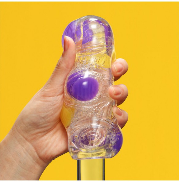 TENGA - Bobble Masturbator Cup (Yellow - Magic Marbles)